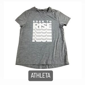 ATHLETA gray shirt tee top short sleeve activewear women’s small